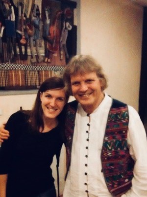 Melanija Pintar and Jacques Zoon after the concert