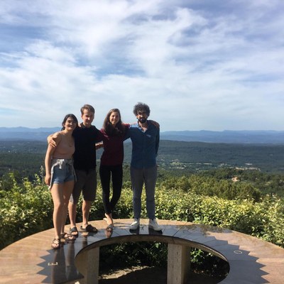 Ezgi, Daumants, Alona and Trigran in Tourtour