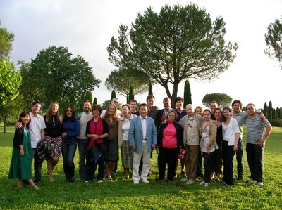 photo de groupe au théâtre de verdure© Bruno Le Hir