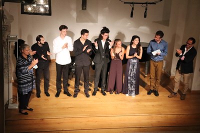 Fin de concert pour la master class de Tedi Papavrami