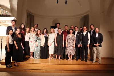 Les jeunes talents et professeurs, soir de concert.JPG