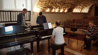 En répétition par voix (c) Thierry Esnault