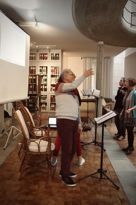Le chef de choeur Pierre-Gérard Verny